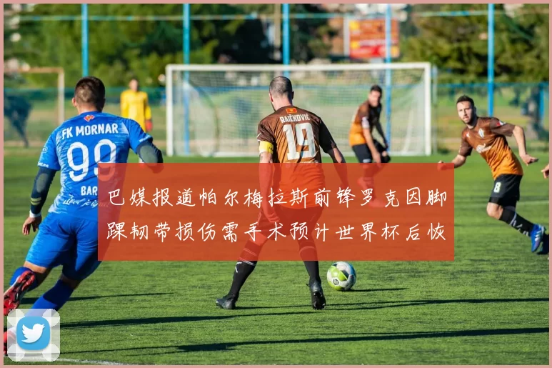 巴媒报道帕尔梅拉斯前锋罗克因脚踝韧带损伤需手术预计世界杯后恢复
